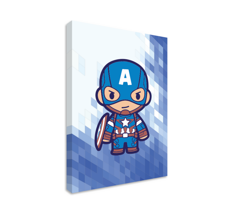 Captain America superhero canvas - TenStickers