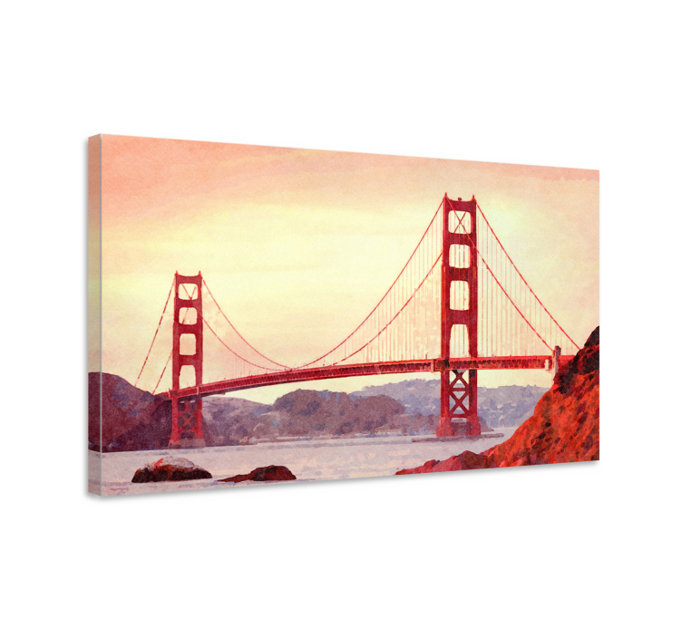 San Francisco Golden Gate canvas prints - TenStickers