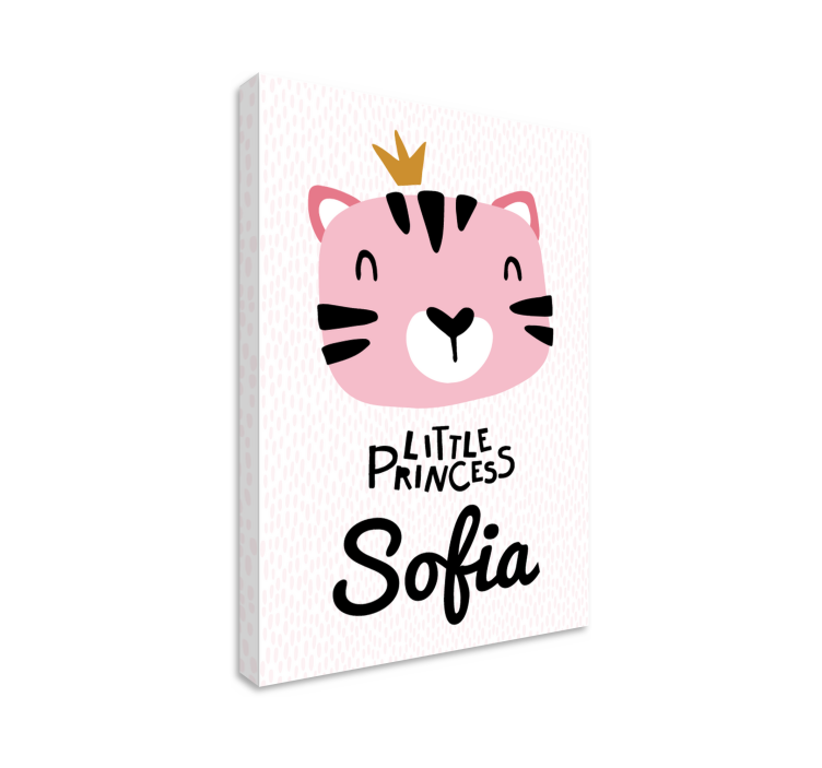 Cocktail canvas little princess sofia - TenStickers