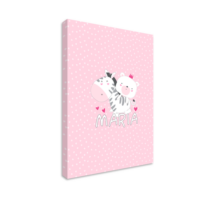 Cocktail canvas adorable animal companions - TenStickers