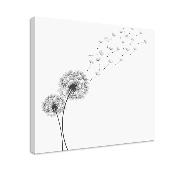 Dandelion bedroom wall prints - TenStickers