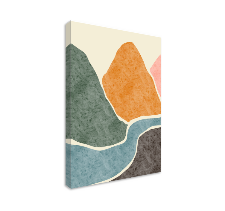 pintura moderna abstract canvas print - TenStickers