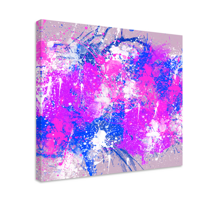 Abstract art colors splash  canvas art prints - TenStickers