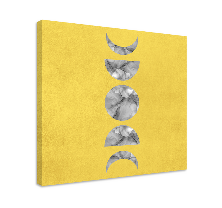 Abstract wall art 1 phases of nature - TenStickers