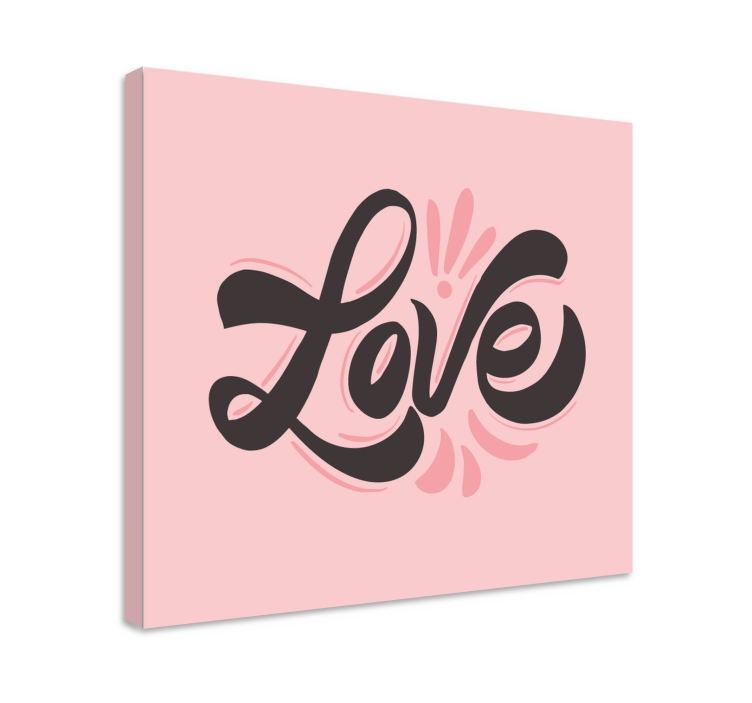 LOVE letters  nordic art prints - TenStickers