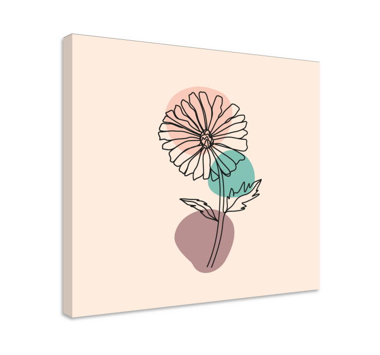 Daisy flower nature flower canvas - TenStickers
