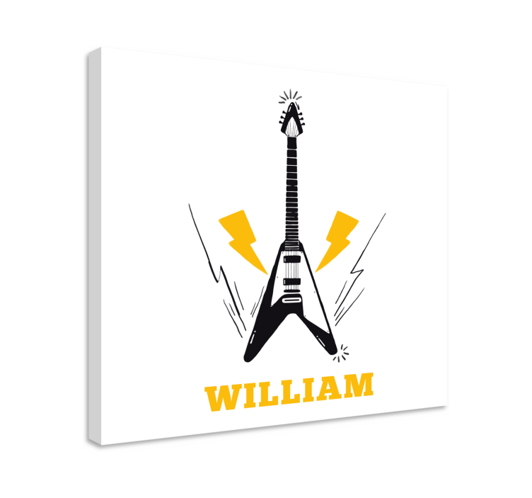 Music canvas art electric guitar inspiration - TenStickers