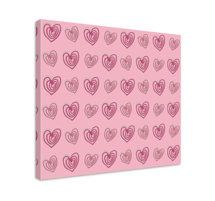 Inspirational wall art heart pattern design - TenStickers