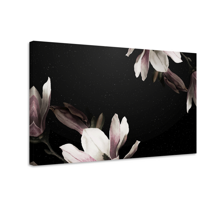 Flowers canvas magnolia blossom arrangement - TenStickers