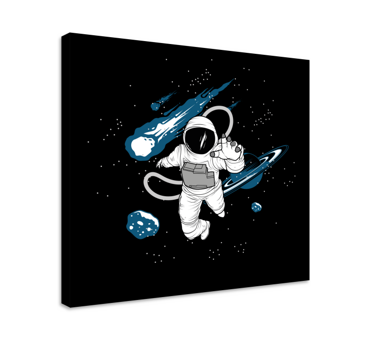 Gamer wall print astronaut in the universe - TenStickers
