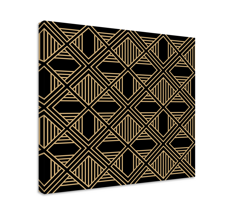 Art deco Great Gatsby style pattern canvas - TenStickers