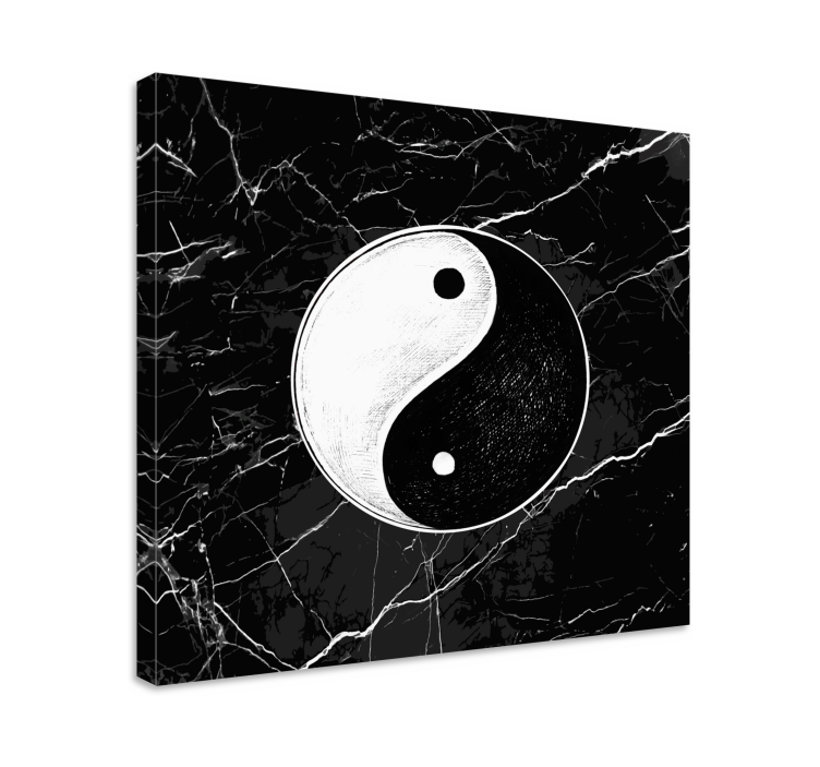 Original Yin Yang Balance  home canvas prints - TenStickers