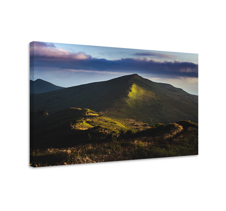 Bieszczady mountains early morning view canvas - TenStickers