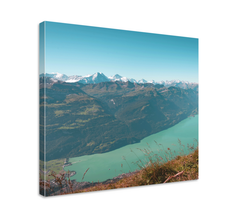 Landscape canvas serene mountain view - TenStickers