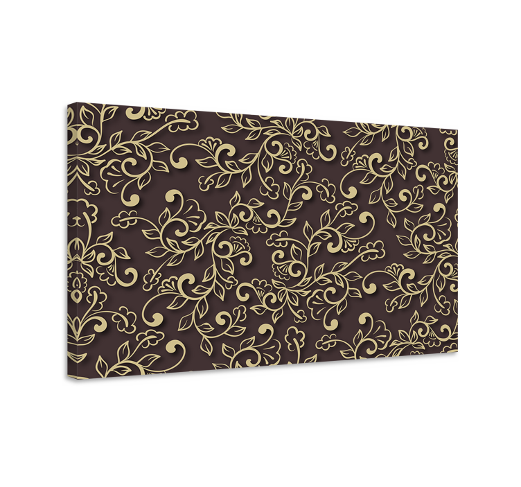 Flowers canvas graceful botanical design - TenStickers