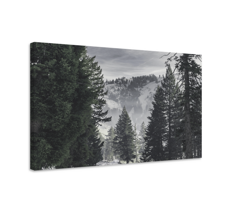Majestic mountain scene landscape canvas - TenStickers