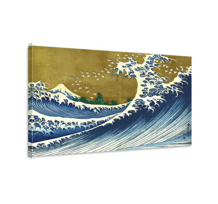 Kaijo no Fuji canvas art prints - TenStickers