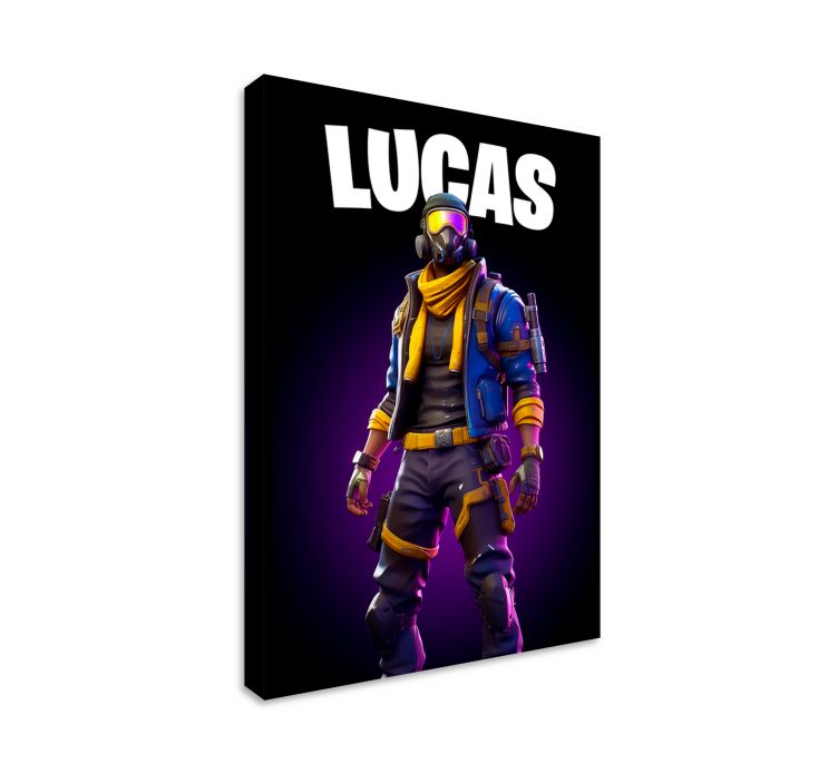 warrior in shades gamer wall print - TenStickers