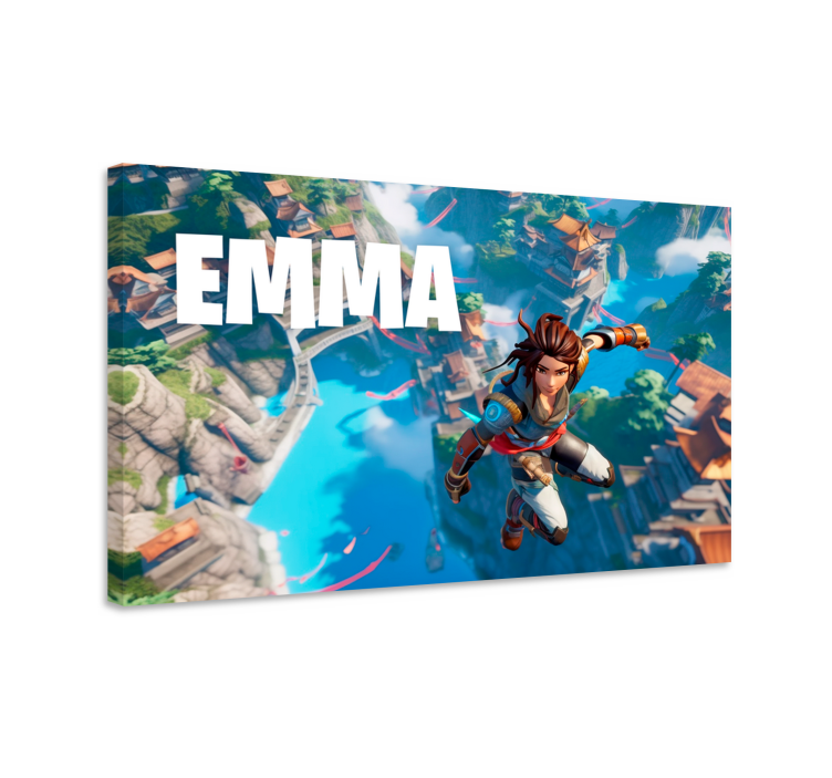 jump into the void gamer wall print - TenStickers