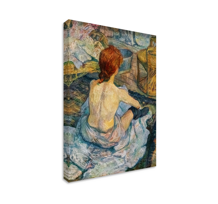 "La Toilette" by Toulouse-Lautrec canvas art - TenStickers