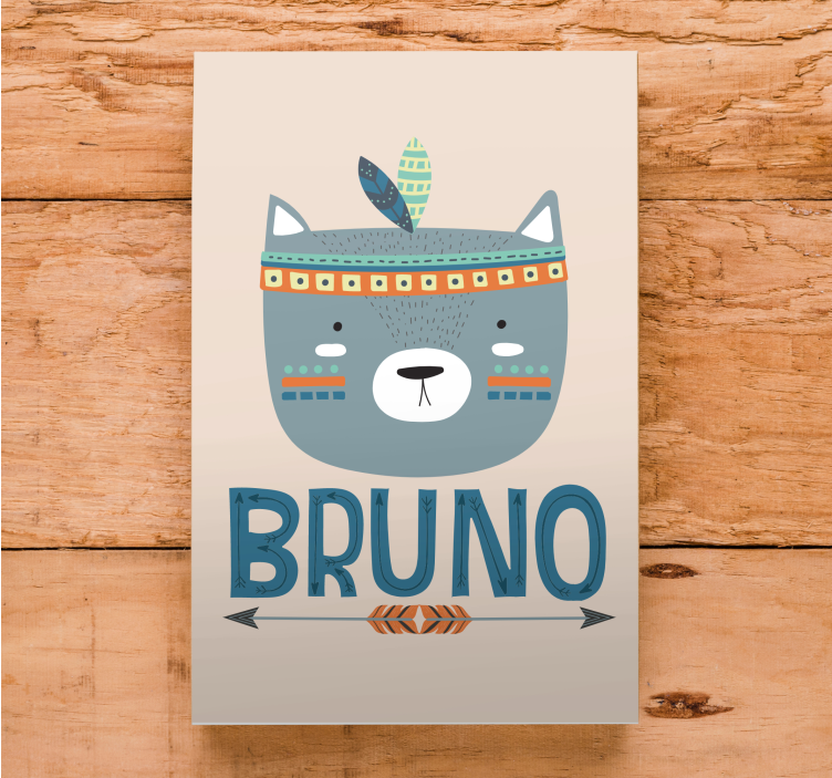 3d pictures wall art cute animal faces - TenStickers