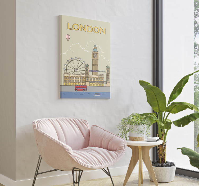 London cityscape wall art - TenStickers