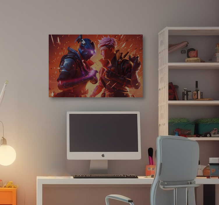 epic fight gamer wall print - TenStickers