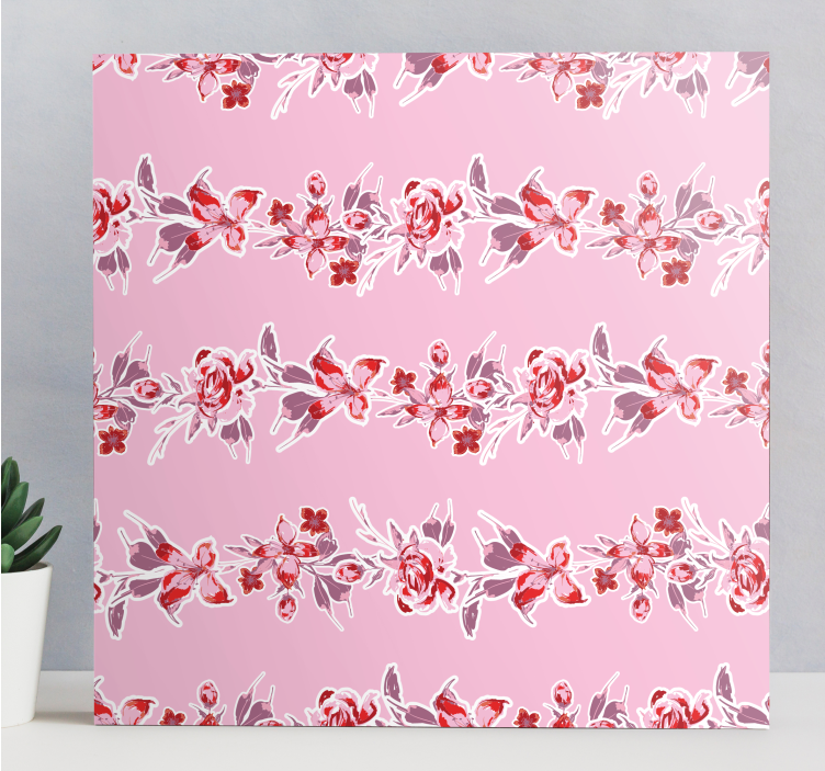 Flowers canvas botanical design art - TenStickers