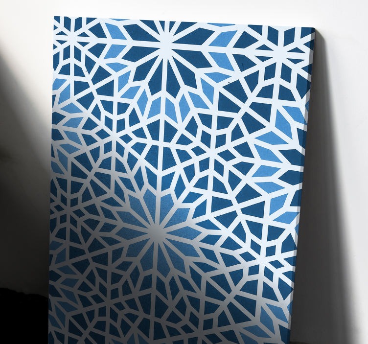 Geometric Starburst geometric canvas - TenStickers