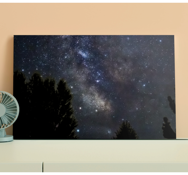 Landscape canvas celestial nightscape - TenStickers