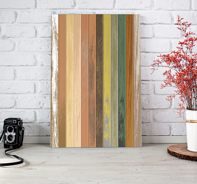 Modern rustic rustic canvas art - TenStickers