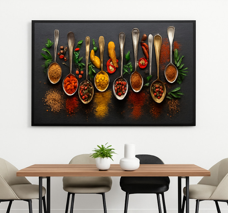 Modern spices kitchen prints - TenStickers
