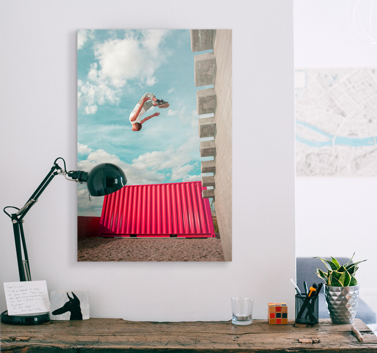 Parkour poster print design - TenStickers