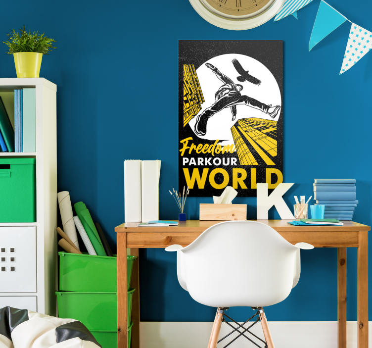 Parkour World poster print - TenStickers