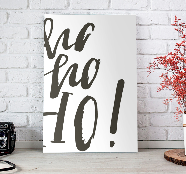 Quote canvas for holiday phrase showcase - TenStickers