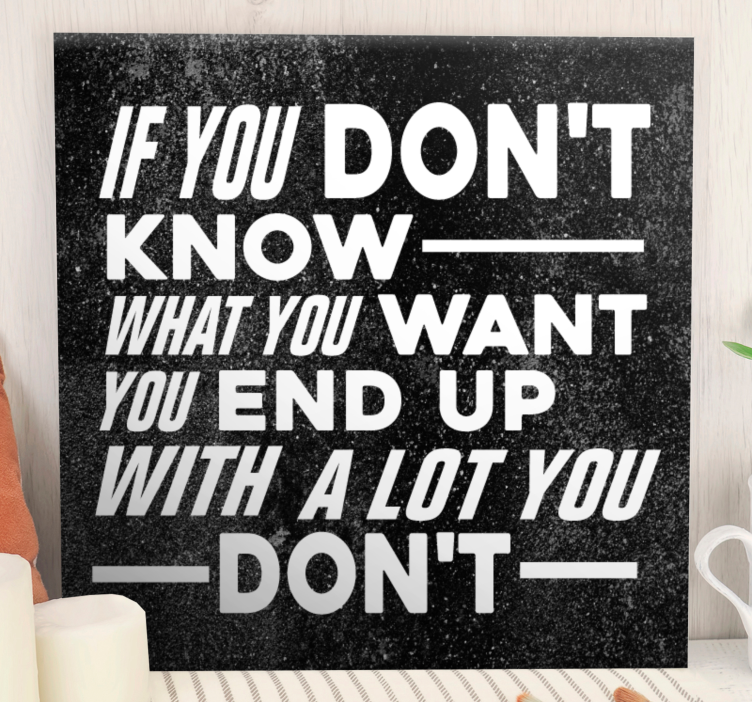 Quote canvas motivational life insight - TenStickers