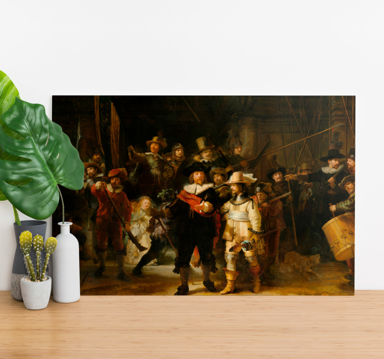 Rembrandt's Night Watch canvas art - TenStickers