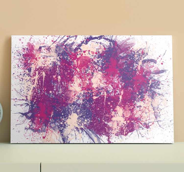 Spotted Splash canvas art prints - TenStickers