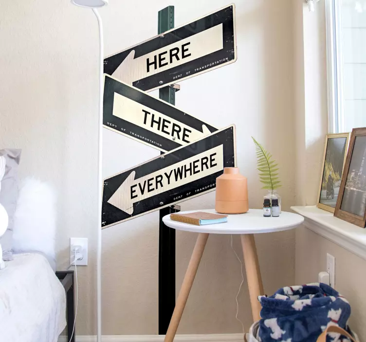 Street signs road sign stickers - TenStickers