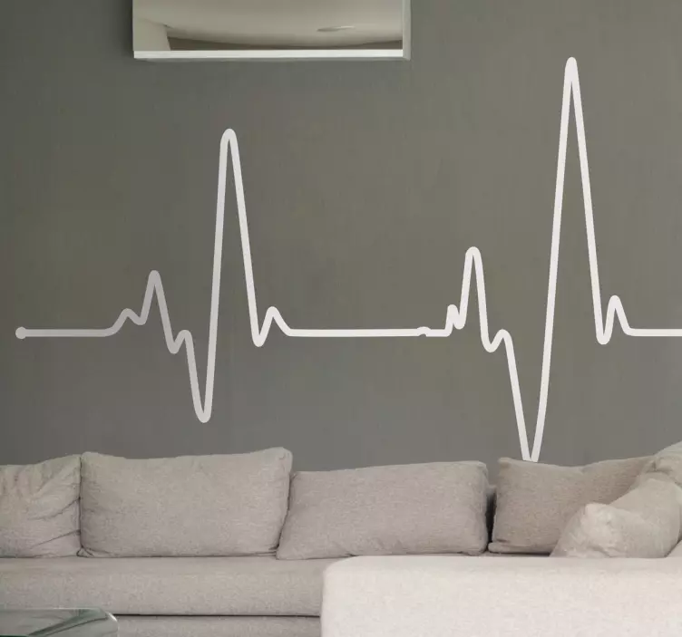 Electrocardiogram Wall Sticker - TenStickers