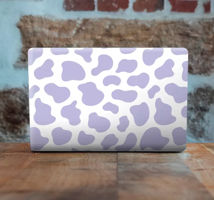 Abstract Purple Pattern laptop skin - TenStickers