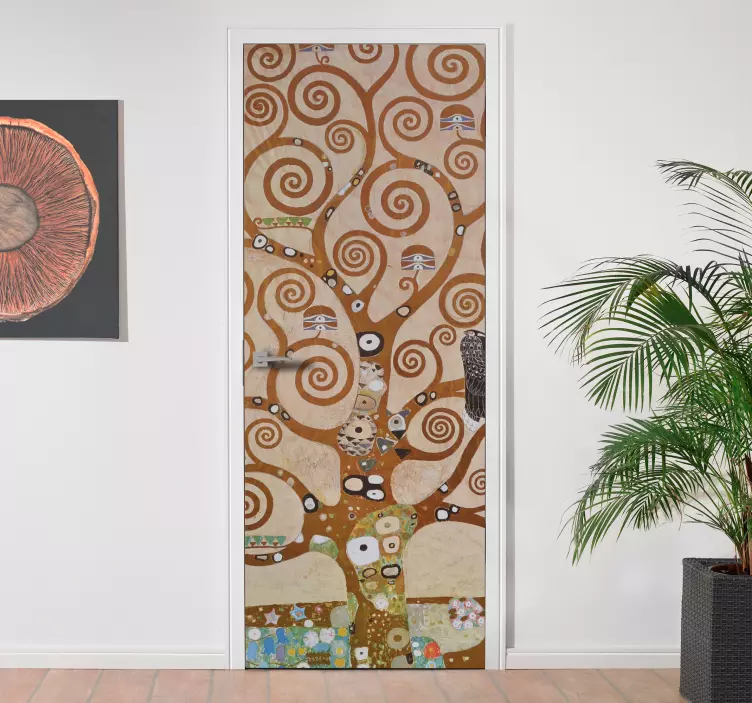 adesivo porta tree of life - TenStickers