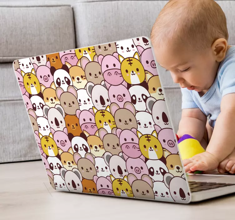 baby animals animal sticker - TenStickers