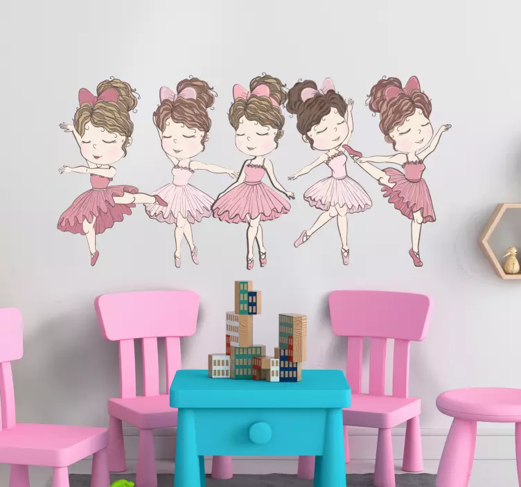 Ballet Dancer Kids wall stickers for kid - TenStickers