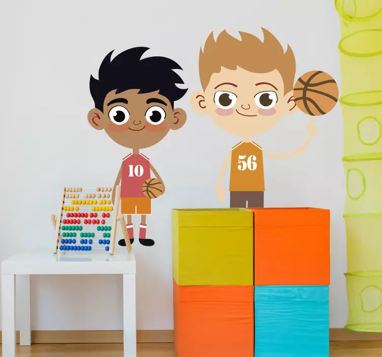 Basketball Nerds Wall Sticker - TenStickers