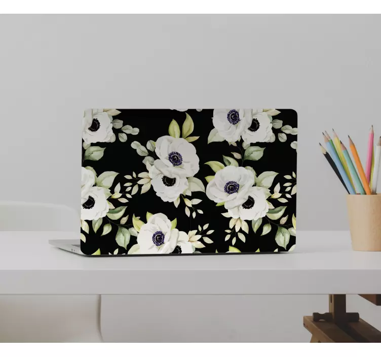 Botanical Illustration Cover laptop skin - TenStickers
