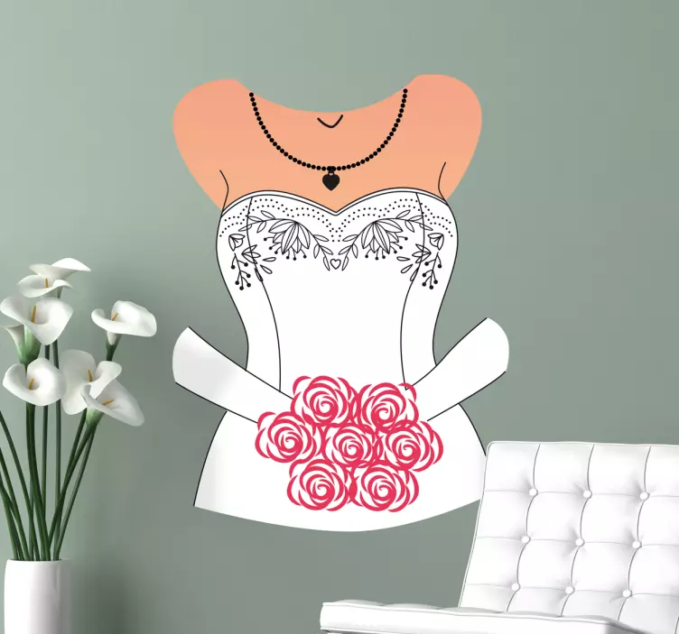 Bride Wall Sticker - TenStickers