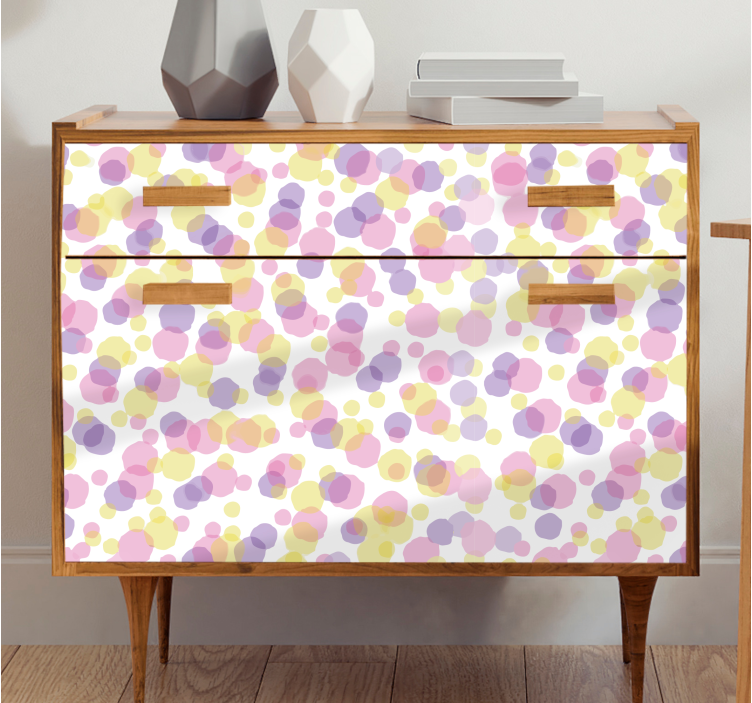 Bubble Patterned Surface furniture sticker - TenStickers