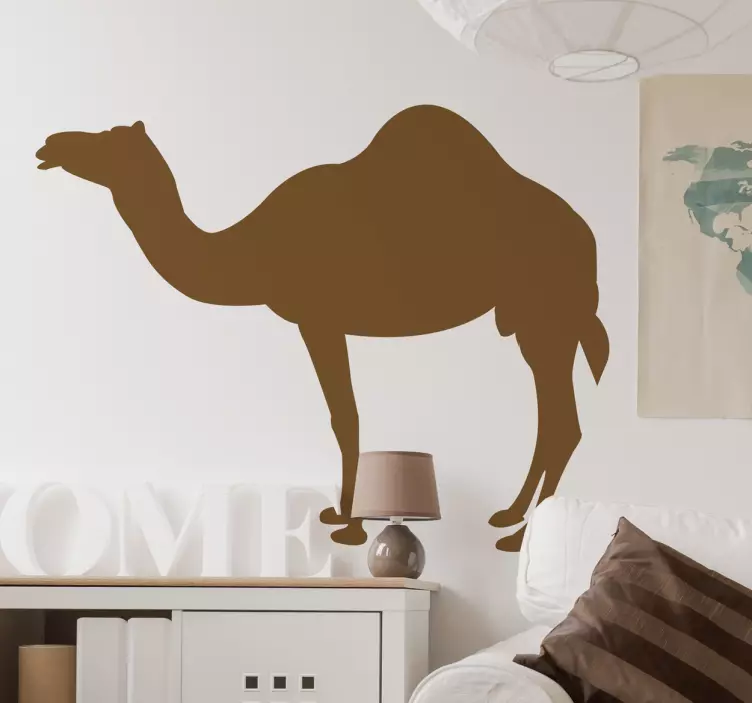 Camel Silhouette Wall Sticker - TenStickers