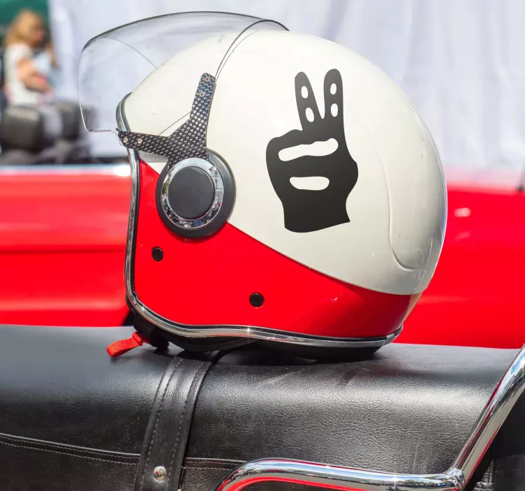 Ciclistas - manténgase a la derecha motorcycle decal - TenStickers